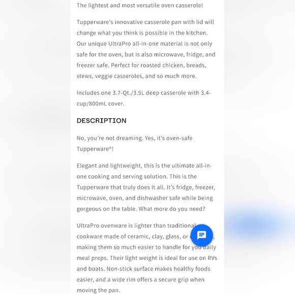 Tupperware Ultra Pro Casserole Dish - Picture 6 of 11